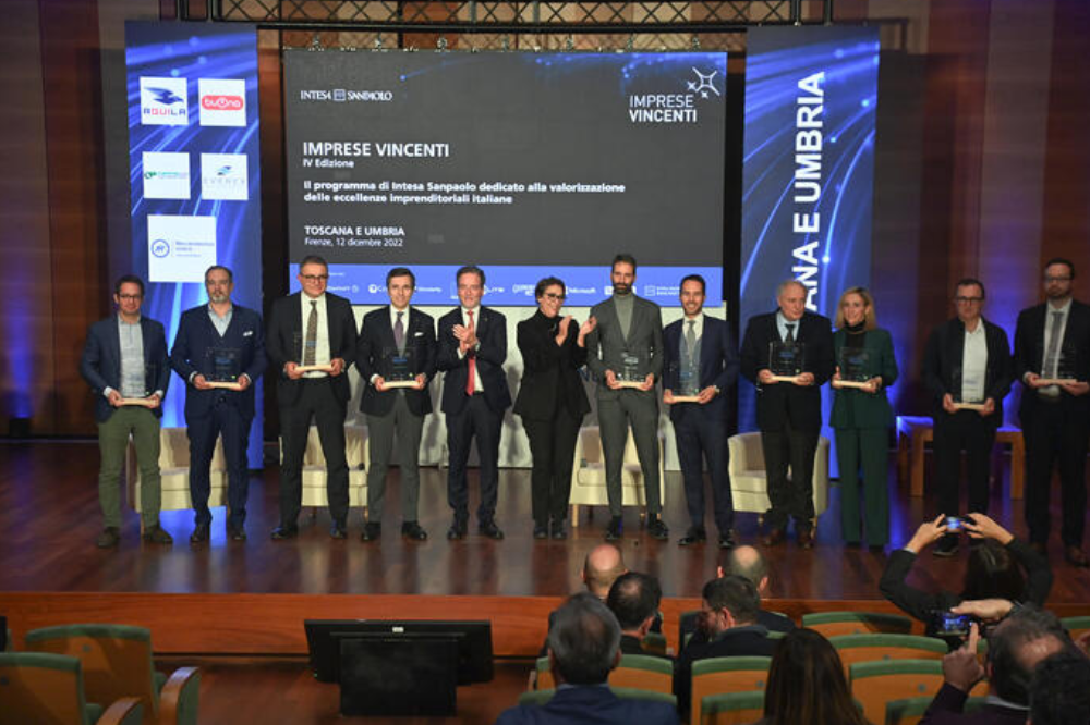 INTESA SANPAOLO: PRESENTATE A FIRENZE 10 “IMPRESE VINCENTI” TOSCANE E UMBRE