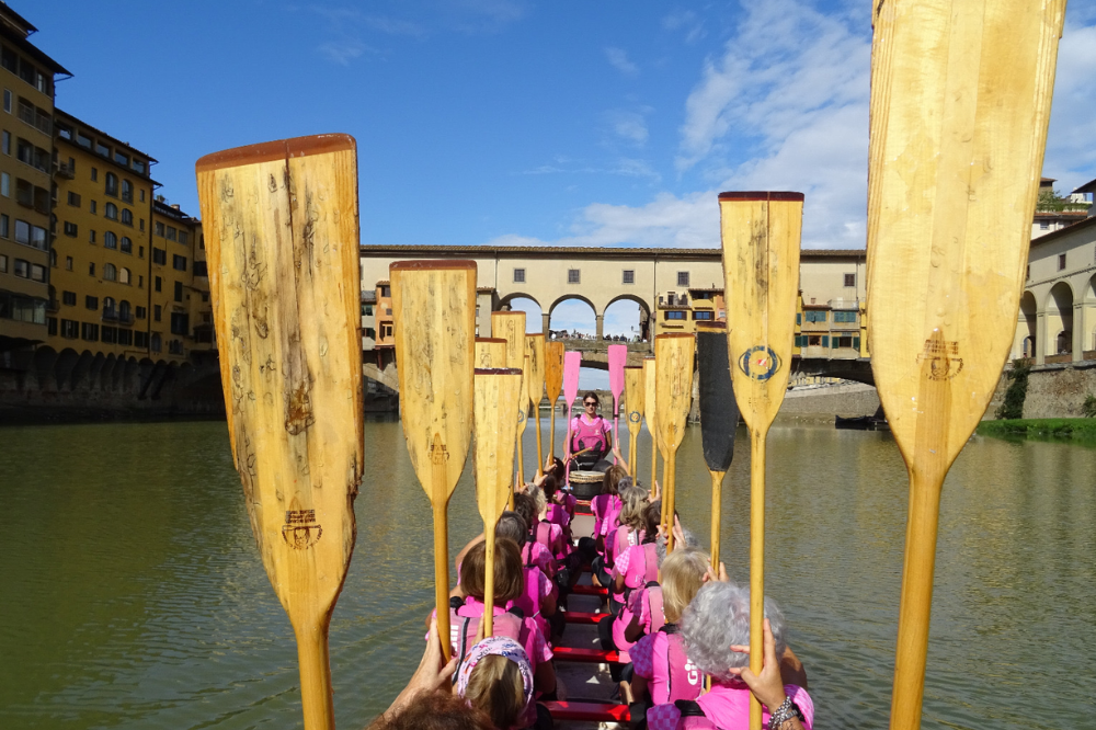 Dragon Boat e tumore al seno, vent’anni di riabilitazione a Firenze