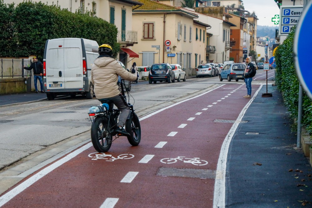 Firenze pedala sempre di più: 1,4 milioni di ciclisti in tre mesi