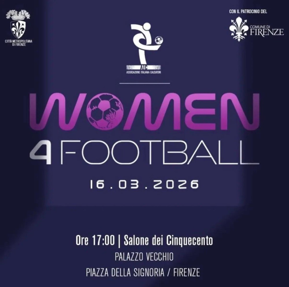 A Firenze il premio Women4Football, riconoscimenti alle protagoniste del calcio femminile