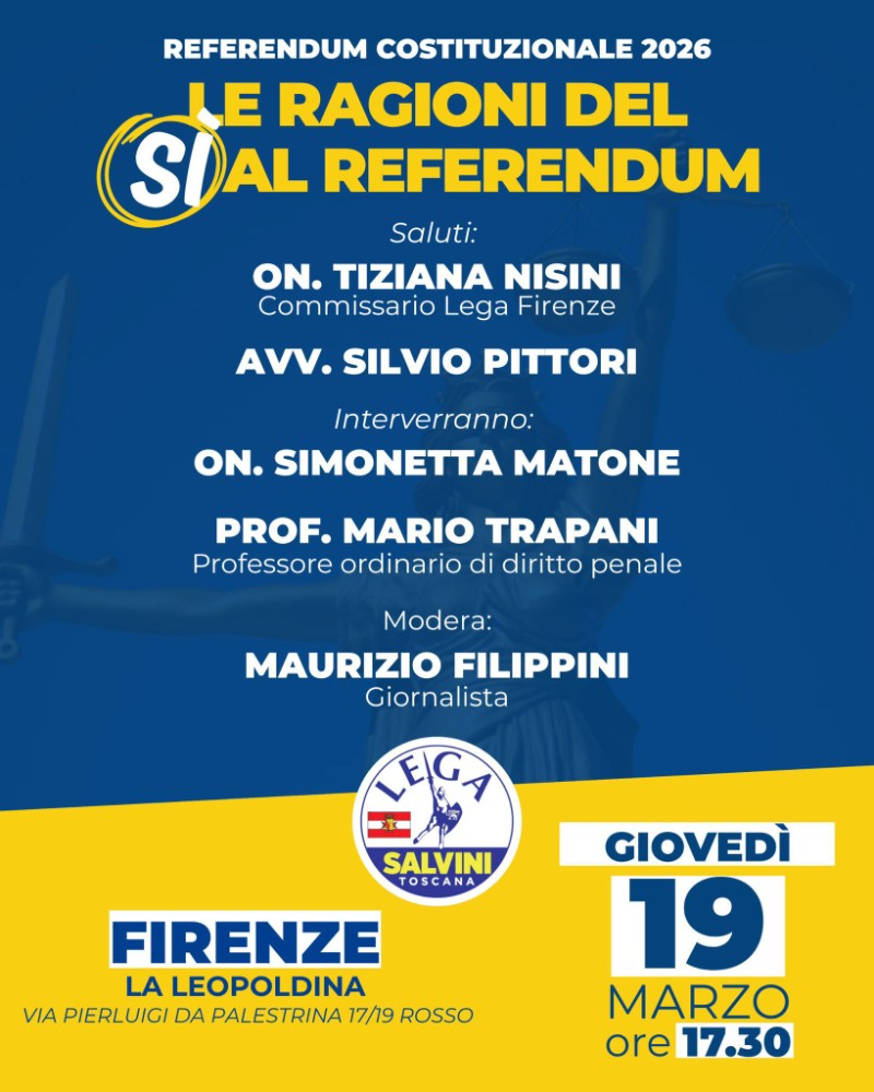 Le ragioni del SI al Referendum a La Leopoldina