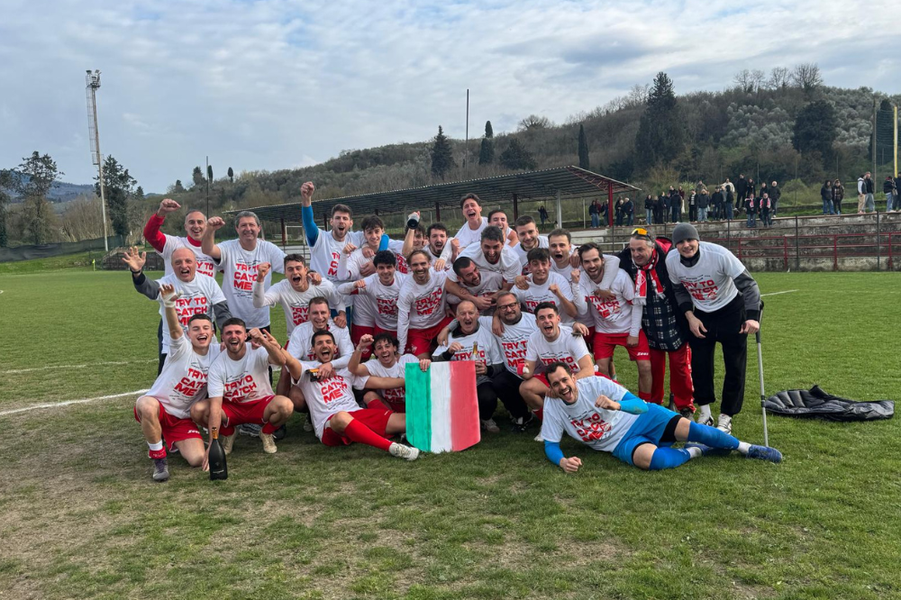 L’Antellese fa festa, dopo la coppa vince anche il Campionato