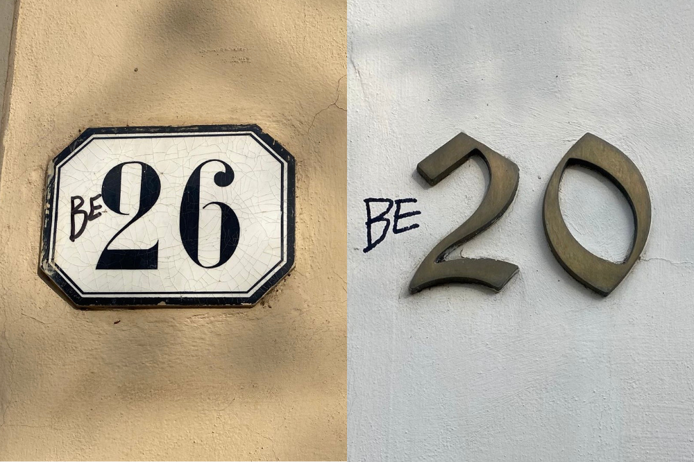 Viale Volta, scritte misteriose accanto ai civici: spunta il “BE” e cresce il dubbio