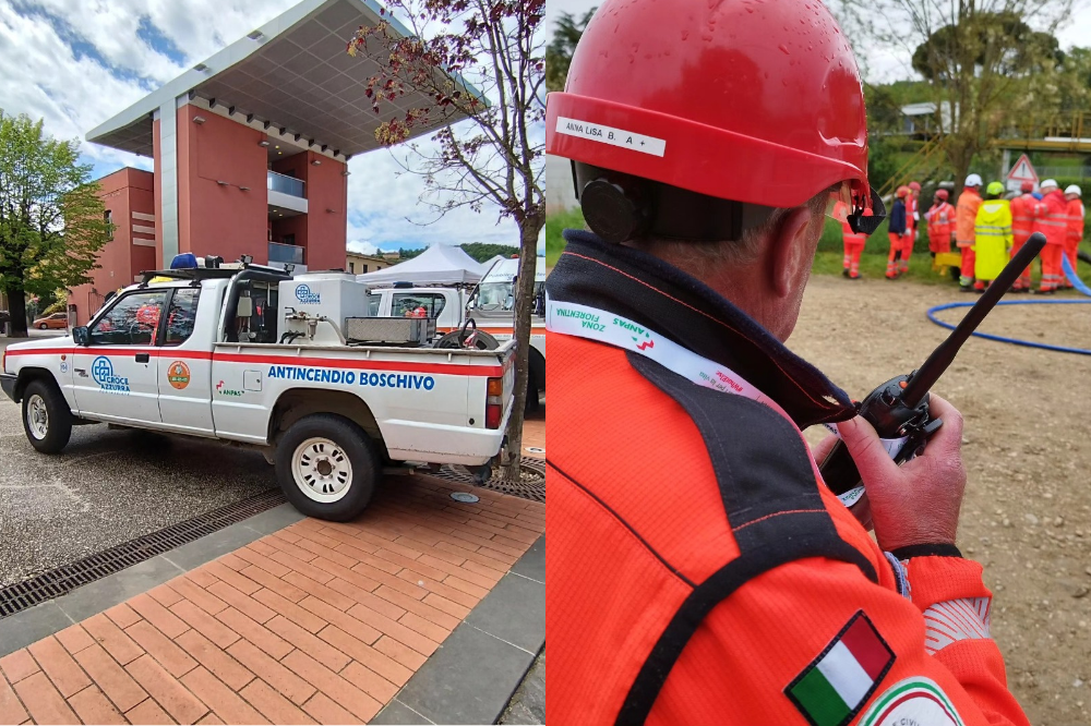 Esercitazione di Protezione Civile a Tavarnuzze il 28 marzo