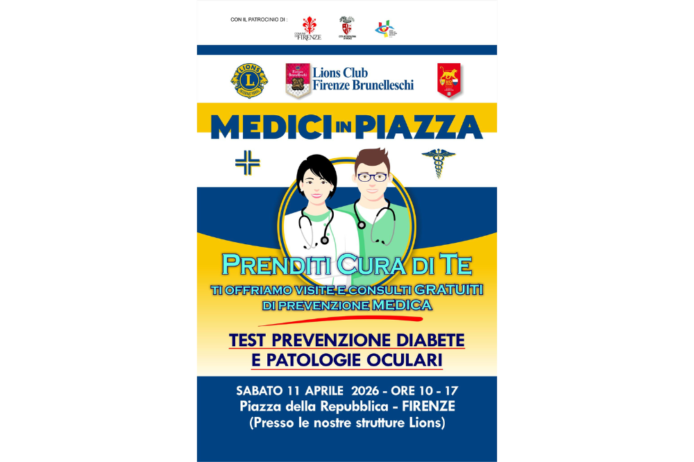 Firenze: visite gratuite in Piazza della Repubblica per prevenzione salute