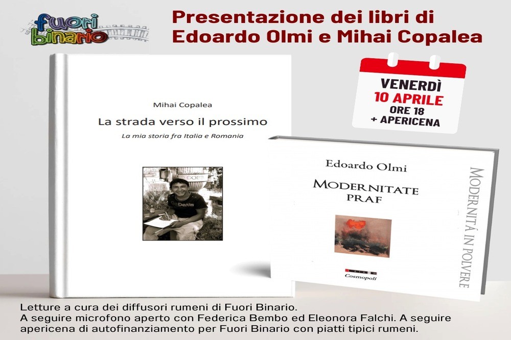 Fuori Binario - la presentazione dei nuovi libri di Olmi e Copalea 