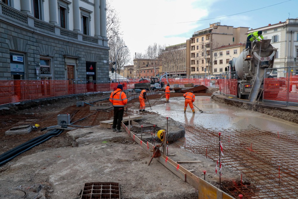 Tramvia Firenze–Bagno a Ripoli, nuova fase di cantieri sui viali