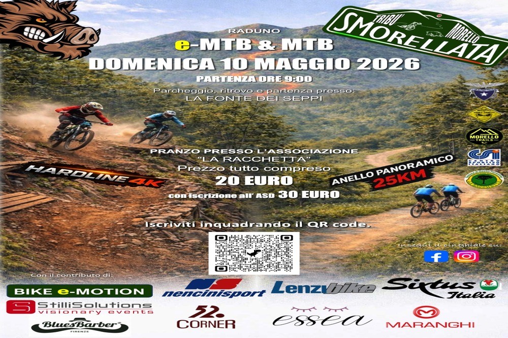 Smorellata 2026: il trionfo della Mountain Bike tra i sentieri di Monte Morello