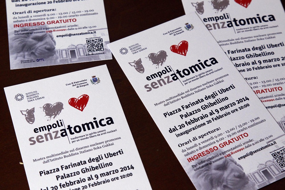 'Senzatomica', in Ateneo Firenze mostra sul disarmo contro minaccia armi nucleari