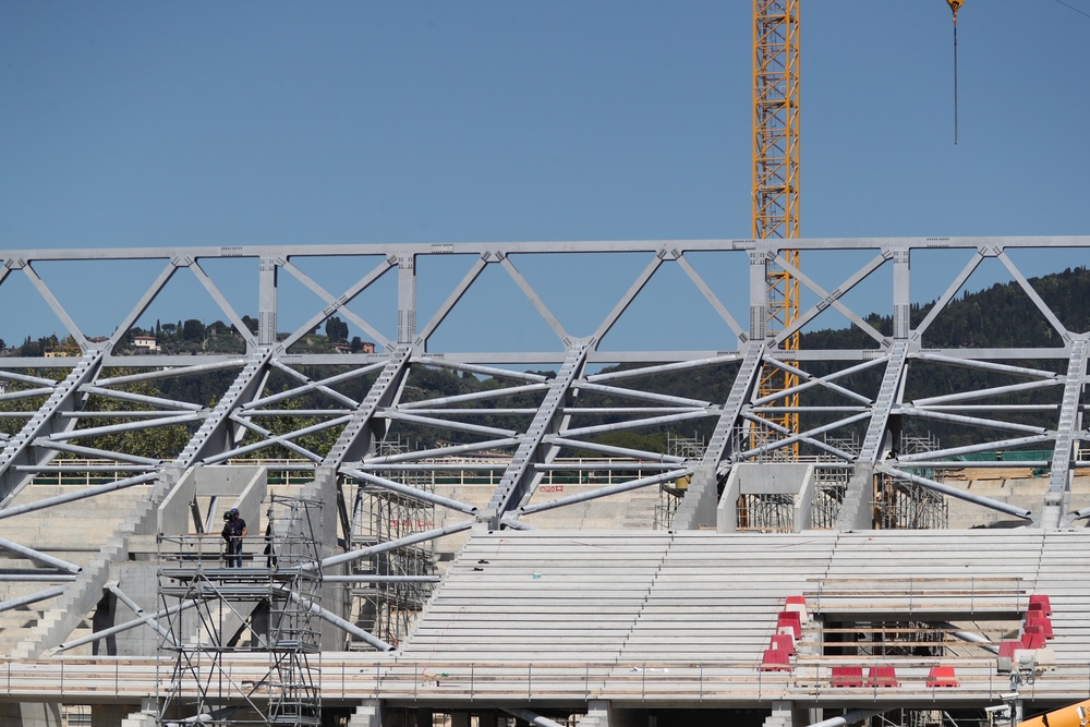 Stadio Franchi, la nuova Fiesole prende forma: avanti i lavori nonostante la pioggia