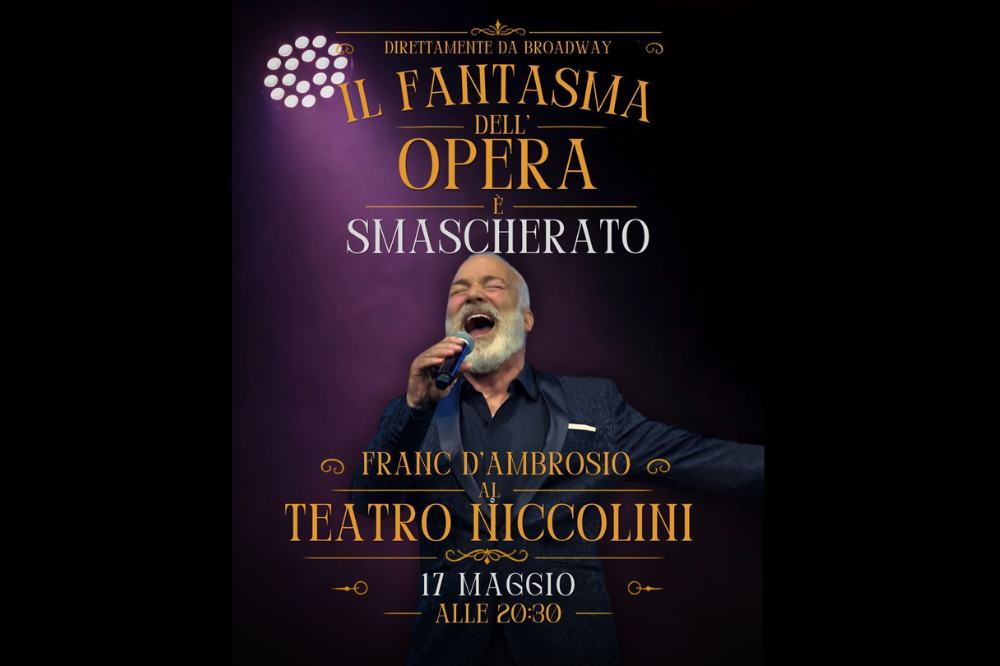 Franc D’Ambrosio a Firenze con “Tra Broadway e Hollywood” il 17 maggio al Teatro Niccolini per Firenze on Stage
