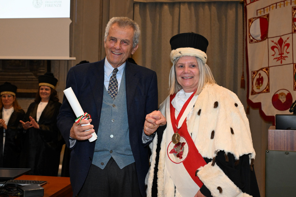 Ferruccio Ferragamo dottore in Agraria: laurea honoris causa dall'Ateneo di Firenze