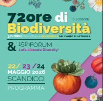 Festival 72 Ore di Biodiversità - Quinta edizione 22, 23, 24 maggio 2026 a Scandicci 