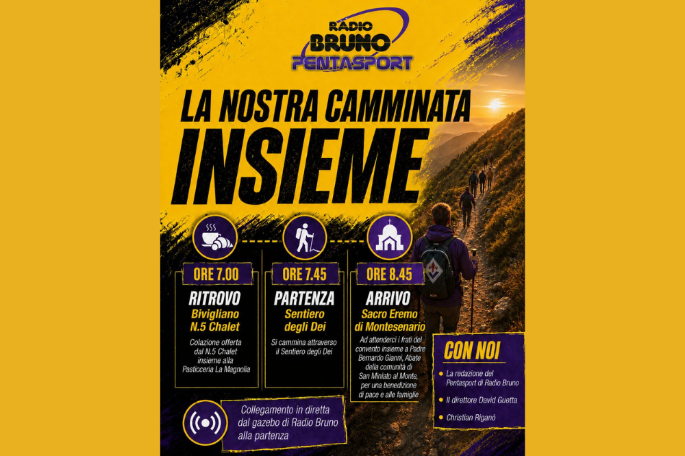 Tutto pronto per la Camminata della Salvezza di Radio Bruno verso Monte Senario