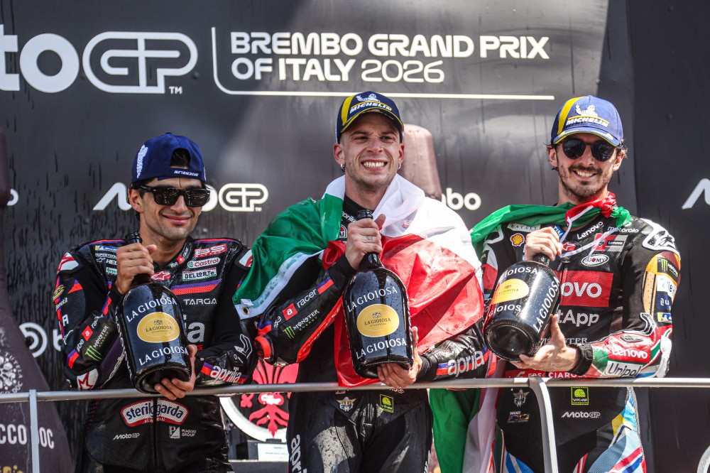 AGGIORNATA - MotoGp: Bezzecchi trionfa al Mugello davanti a Martin
