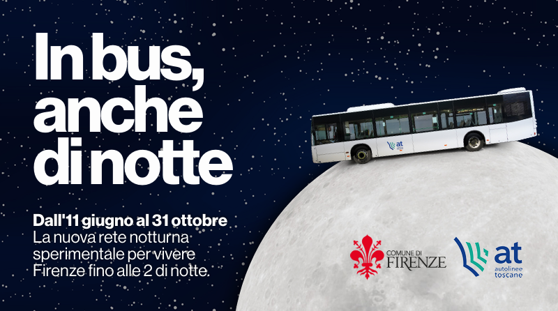 Estate: bus notturni a Firenze, servizio sperimentale con 24 linee