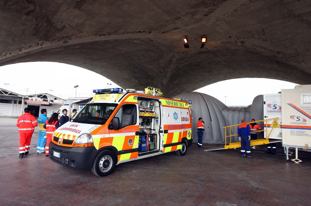 Scandicci, test superato per l’ospedale da campo della Protezione civile