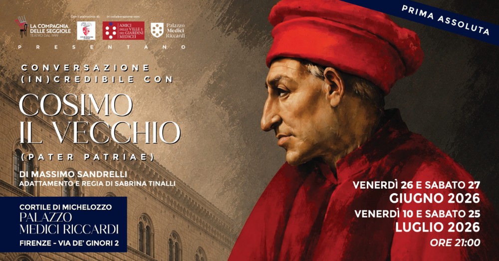 Firenze diventa teatro. Conversazione (In)Credibile con Cosimo il Vecchio