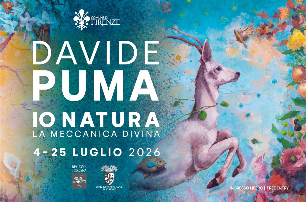 A Palazzo Vecchio la mostra di Davide Puma “IO NATURA - La meccanica divina” 4-25 luglio 2026