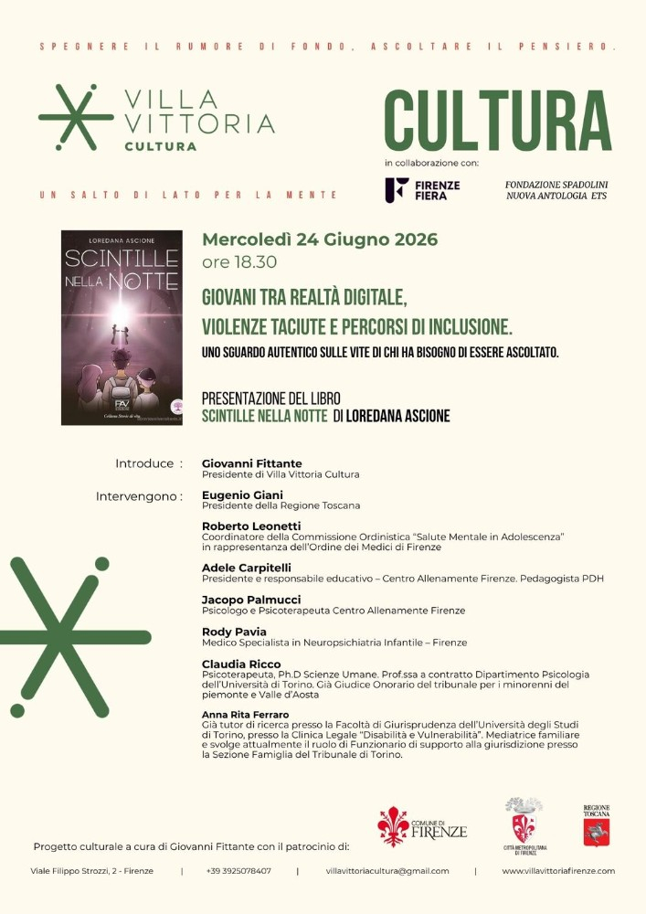 Presentazione del libro: 'Scintille nella notte'