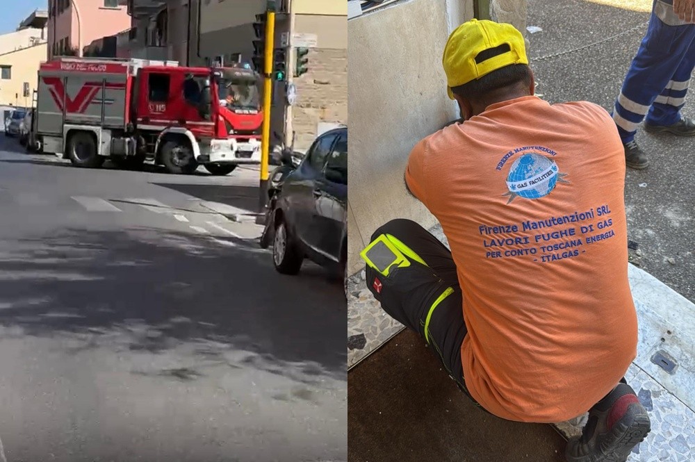 Fuga di gas in via di Ripoli, intervento tempestivo evita conseguenze gravi