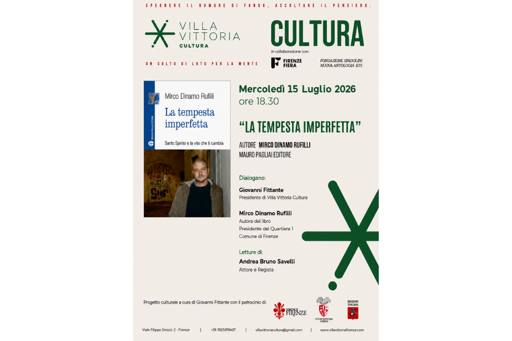 “La tempesta imperfetta”, a Villa Vittoria il racconto di Santo Spirito e del cambiamento