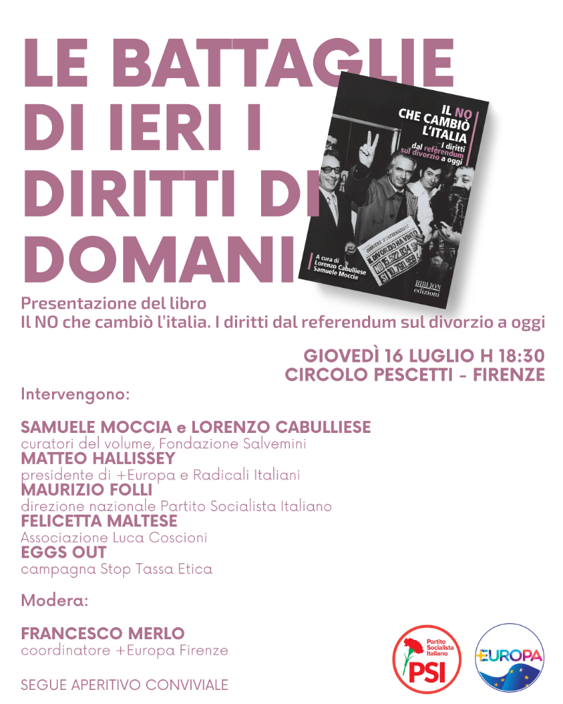 I diritti non sono mai un regalo dello Stato: a Firenze si presenta 