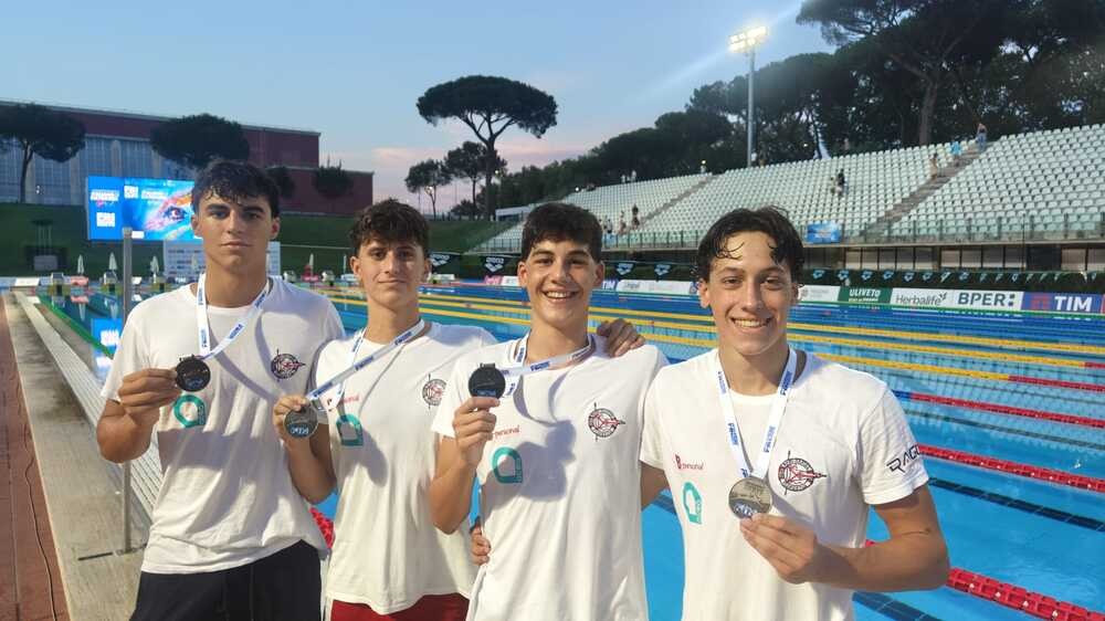 FLORENTIA, DOPPIO ORO E BRONZO NELLE STAFFETTE AI CAMPIONATI ITALIANI DI CATEGORIA