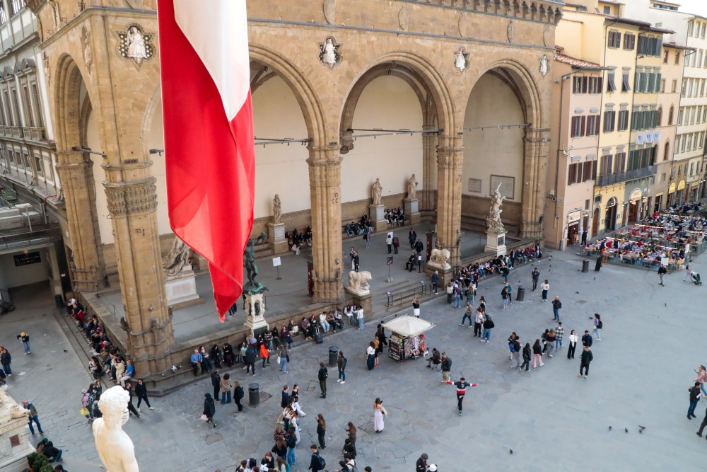 La Macao Youth Symphony Orchestra in concerto in piazza della Signoria