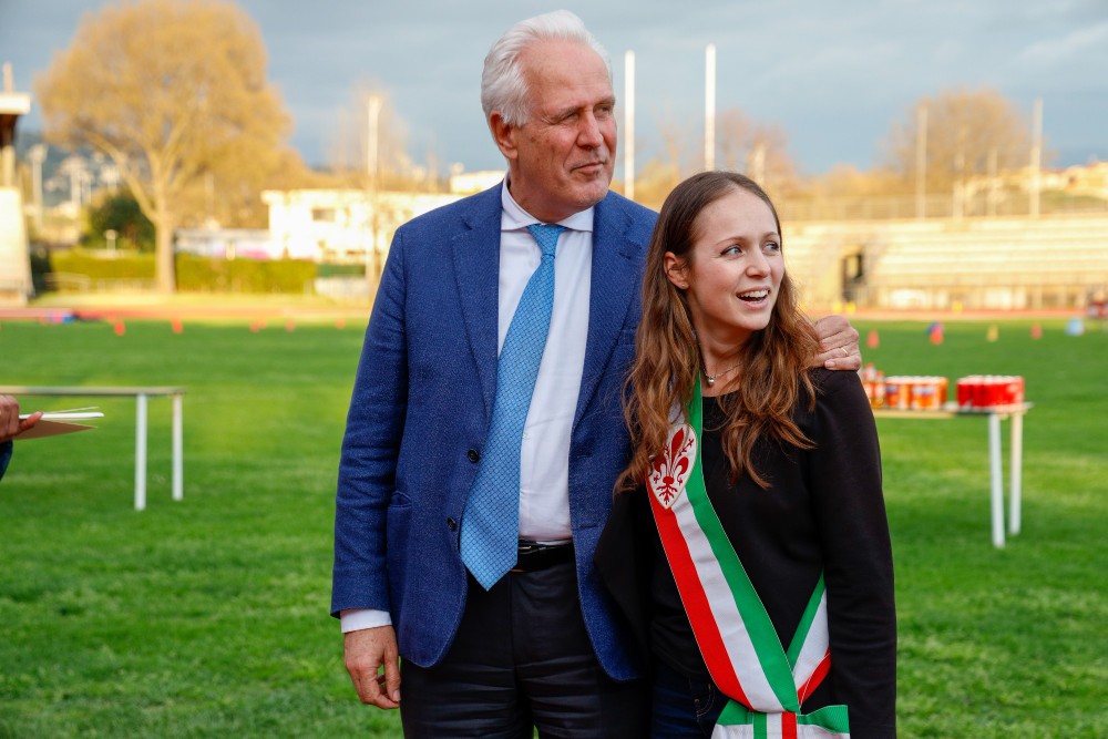 Iapichino d’oro, Giani esulta: «Larissa regina d’Europa, orgoglio della Toscana»