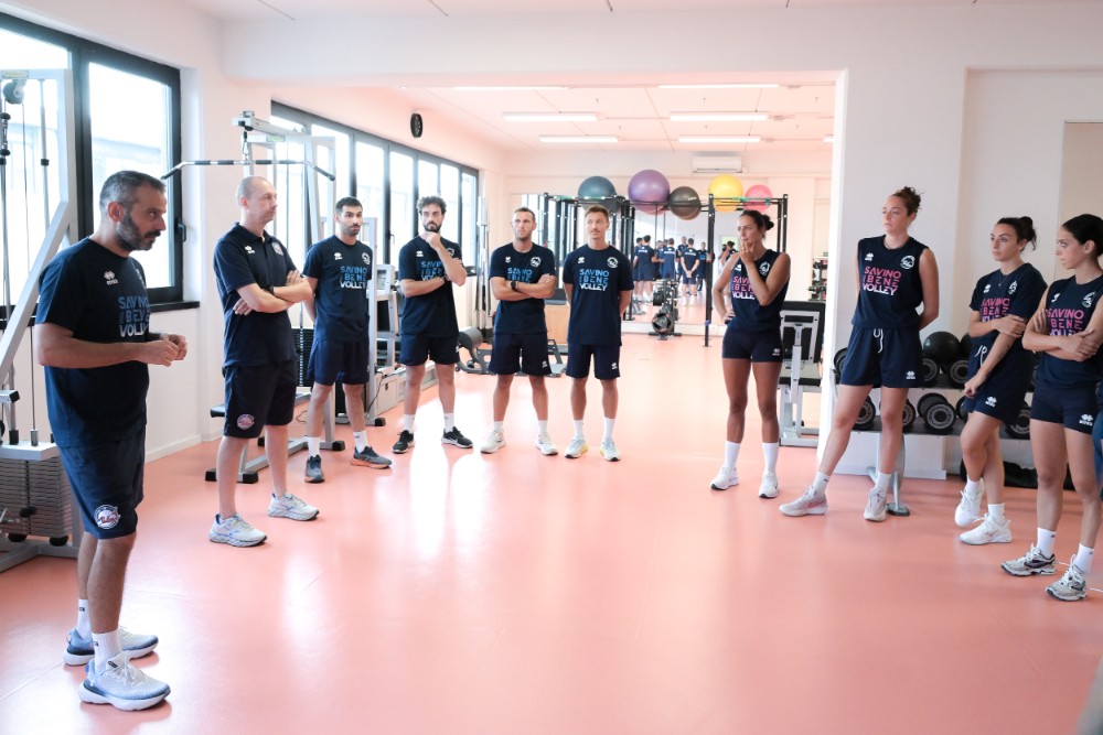 Savino Del Bene, squadra a lavoro. Al via oggi la preparazione della stagione 2026-2027