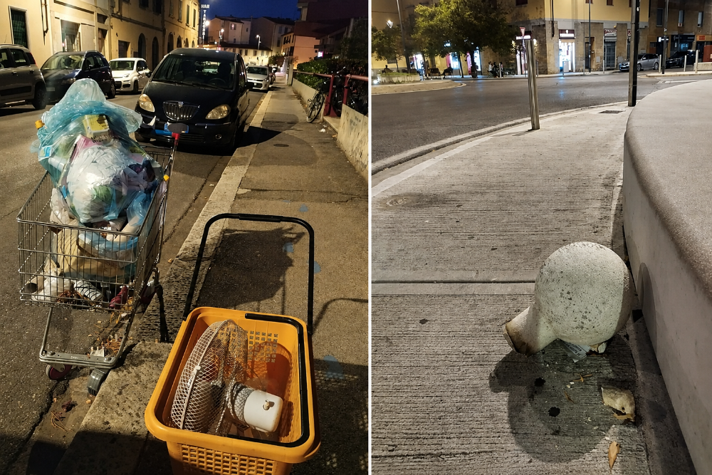 San Jacopino, degrado e vandalismi: la denuncia dei cittadini tra rifiuti e arredi abbattuti