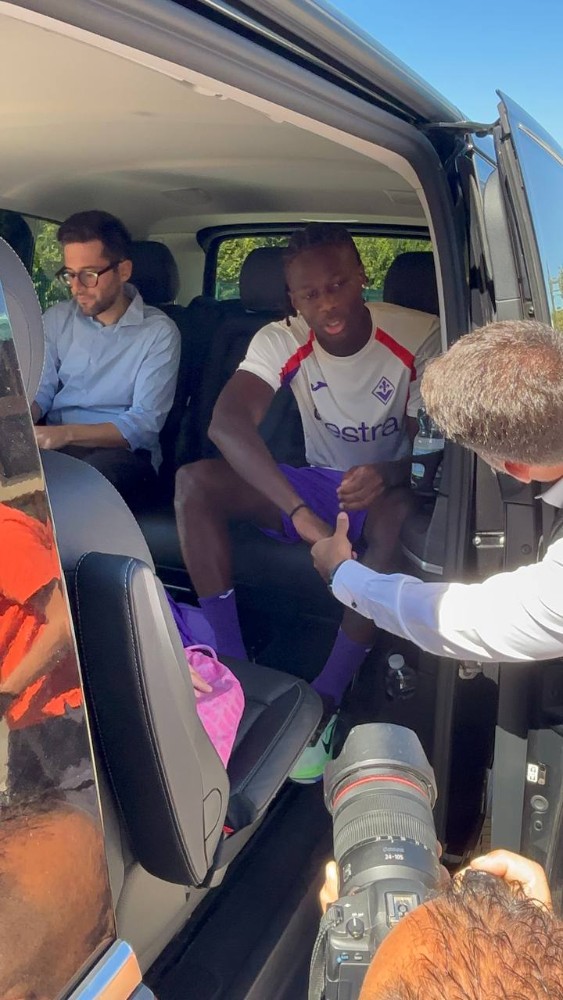 L'ex granata Njie arrivato a Firenze per visite e firme