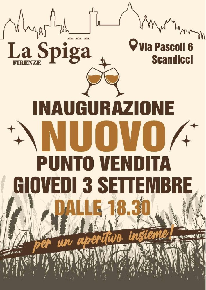 Inaugurazione nuvo punto vendita del locale 'La spiga'