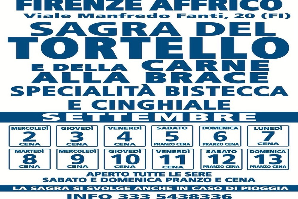 Firenze Affrico: la sagra del tortello e della carne alla brace 