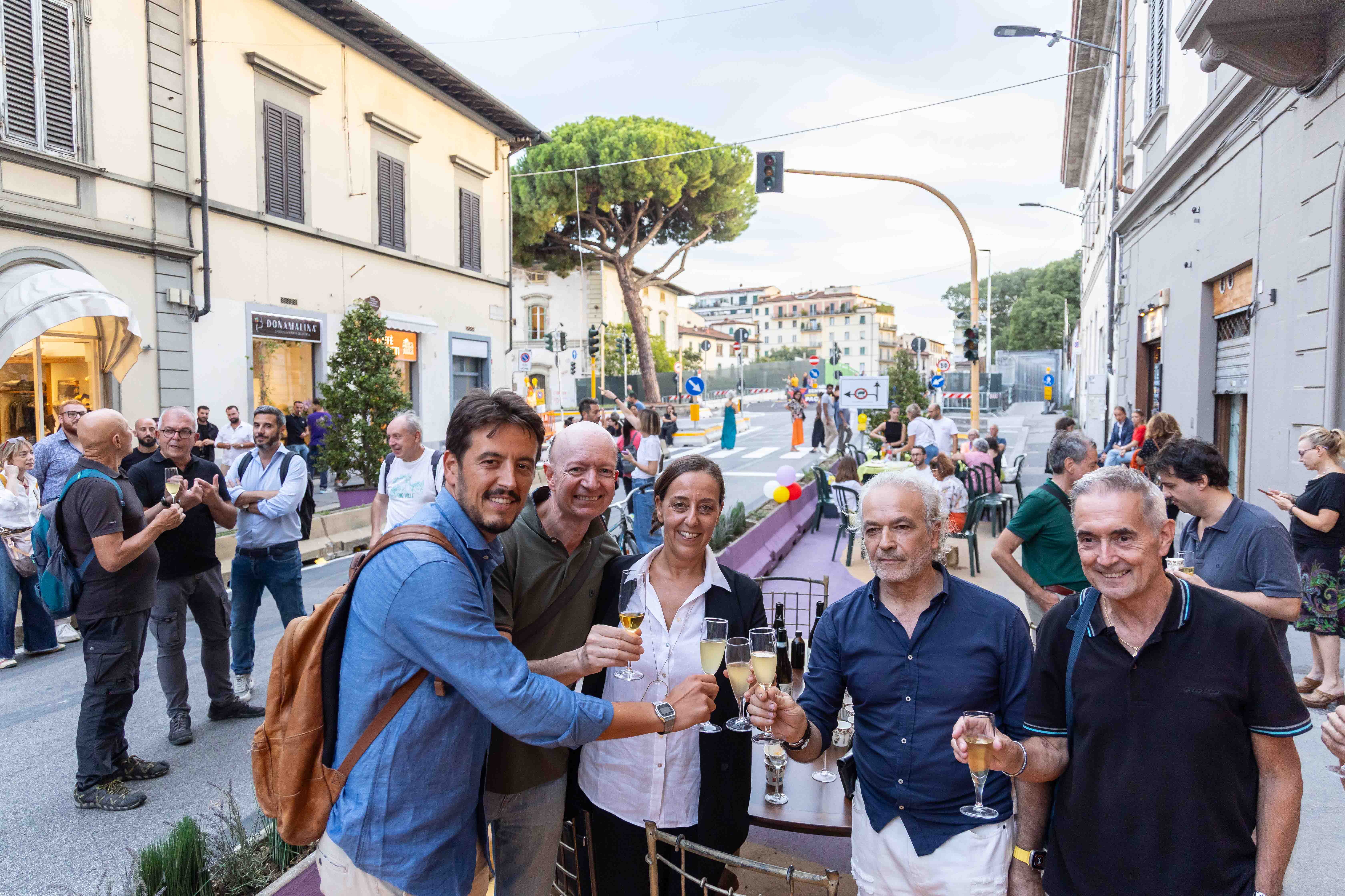 Via Pacinotti, Giorgio: «Più spazio alle persone, non torniamo a una strada di sole auto»