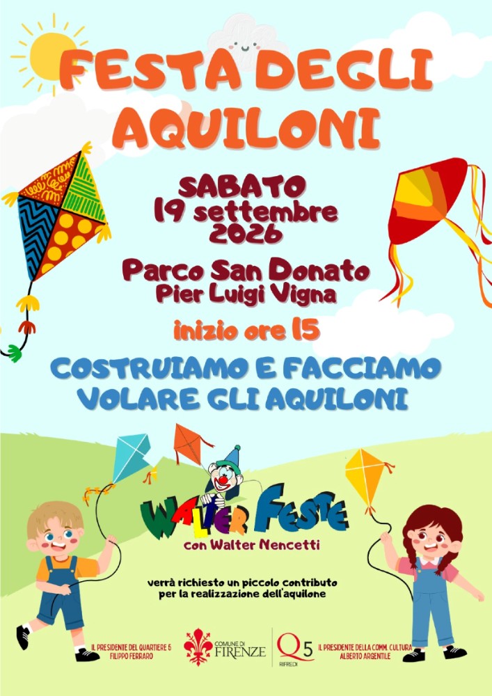 Festa degli aquiloni nel Quartiere 5