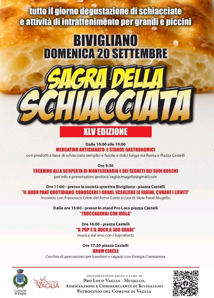 45° sagra della schiacciata a Bivigliano 
