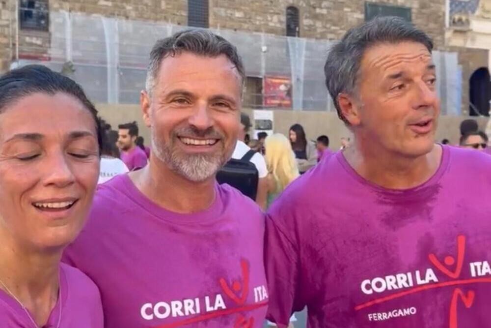 Matteo Renzi Cristina Manetti e Francesco Casini tra i protagonisti di Corri la vita