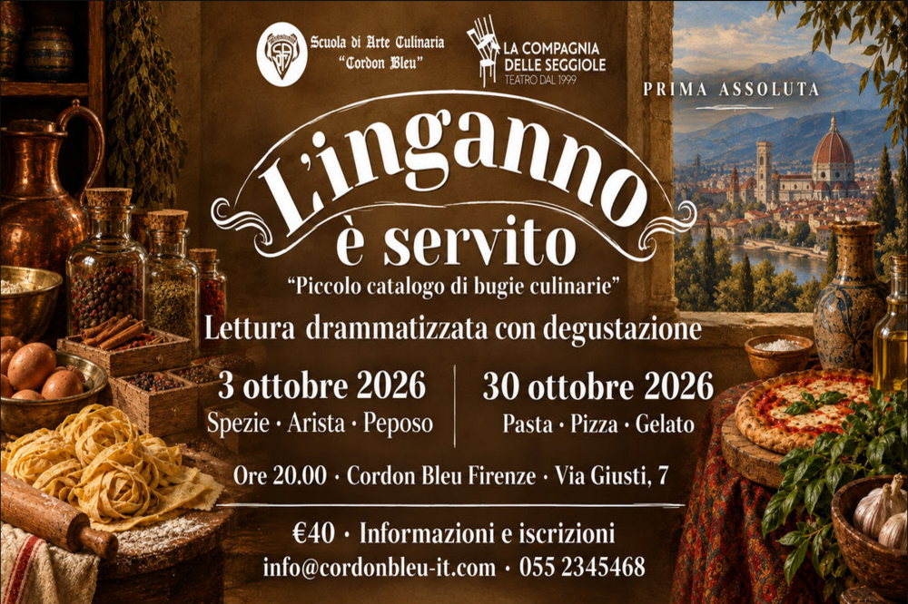 L'inganno è servito: la lettura drammatizzata con degustazione