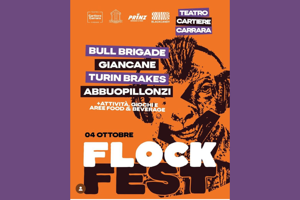 FLOCK FEST: dom 4/10 Teatro Cartiere Carrara – Firenze