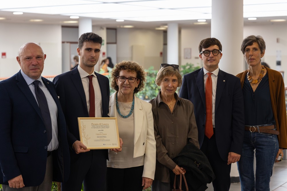 A Gabriele Zanon il primo Premio di laurea in memoria di Lorenzo Mori