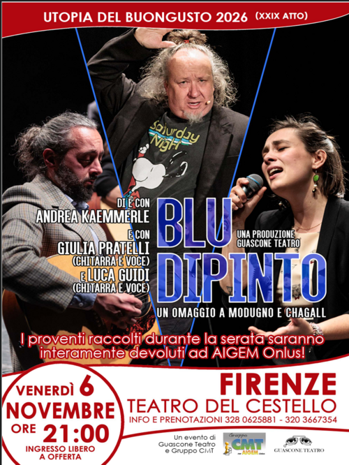 Teatro del Cestello – Firenze  Guascone Teatro presenta Blu Dipinto  