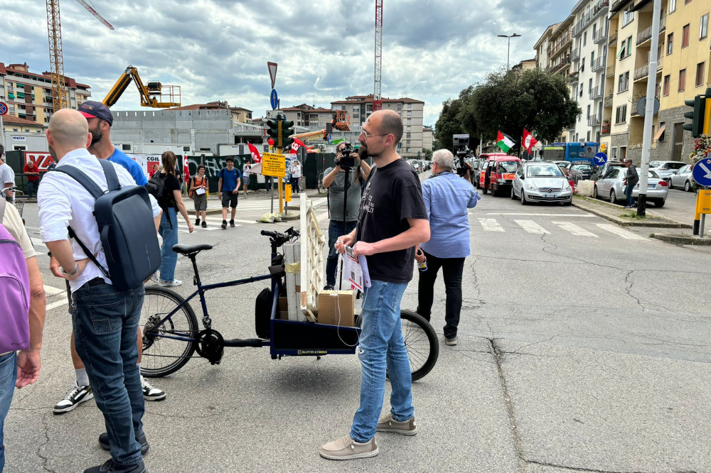 Palagi al corteo Gkn: \'Difendiamo tutto il territorio. Schmidt assente? Siamo stupiti\'